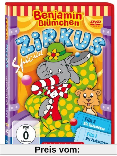 Benjamin Blümchen - Zirkus Special: Der Zauberzirkus/Die Zirkuslöwen [2 DVDs] von Gerhard Hahn