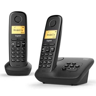 Gigaset A270A Duo Festnetz-Telefon schnurlos Anrufbeantworter DECT von Gigaset