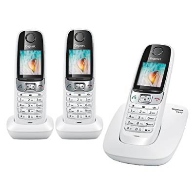 Gigaset C620 Duo Schnurlostelefon, 2 Mobilteile, Weiß von Gigaset