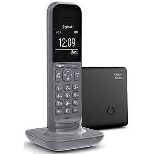 Gigaset CL390A Schnurloses Telefon mit Anrufbeantworter dark grey von Gigaset