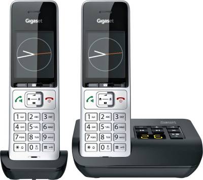 Gigaset COMFORT 500A Duo Schnurloses DECT-Telefon (Mobilteile: 2) von Gigaset