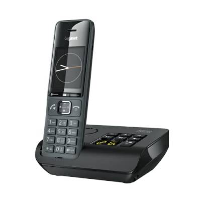 Gigaset COMFORT 520A - Schnurloses DECT-Telefon mit Anrufbeantworter - beste Audioqualität mit Freisprechfunktion - Komfort Anrufschutz - Adressbuch mit 200 Kontakten,titan-schwarz von Gigaset