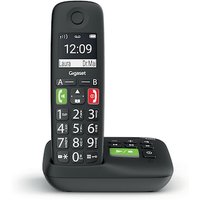 Gigaset E290A Großtastentelefon mit Anrufbeantworter schwarz von Gigaset