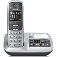 Gigaset E560A schnurloses Festnetztelefon mit AB (a/b-analog), platin von Gigaset