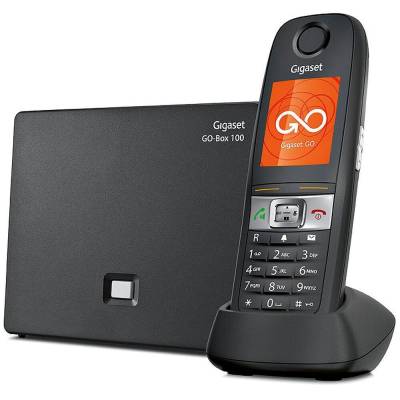 Gigaset E630A GO Schurlostelefon IP65 mit AB und Go-Box 100 - schwarz von Gigaset