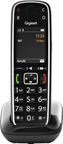Gigaset E720 DECT, GAP, Bluetooth® Schnurloses Telefon analog Babyphone, Bluetooth, inkl. Mobilteil von Gigaset