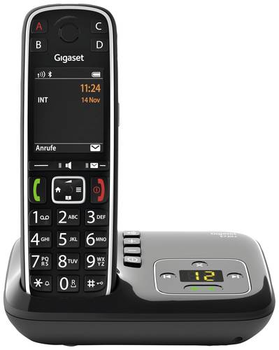 Gigaset E720A DECT, GAP, Bluetooth® Schnurloses Telefon analog Anrufbeantworter, Babyphone, Bluetoo von Gigaset