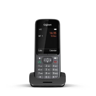 Gigaset SL800H Pro - Schnurloses Mobiltelefon mit Rufnummernanzeige in Schwarz von Gigaset