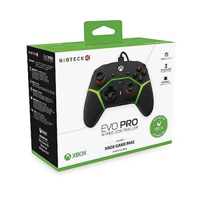 Gioteck - Evo Pro Wired Controller RGB for Xbox One / Xbox Series (Black) von Gioteck