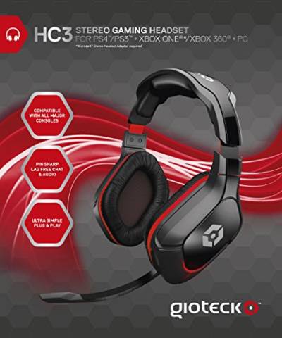 Gioteck HC3 Universal Wired Headset - [PS4, PS3, Xbox 360, PC] von Gioteck