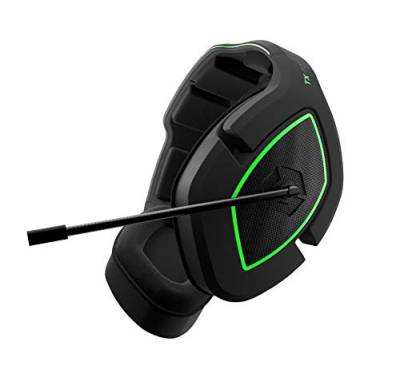 Gioteck TX50 Kopfhörer mit Mikrofon, 3,5 mm Klinkenstecker, für PS5, Xbox Series X und PC (Schwarz und Grün) von Gioteck