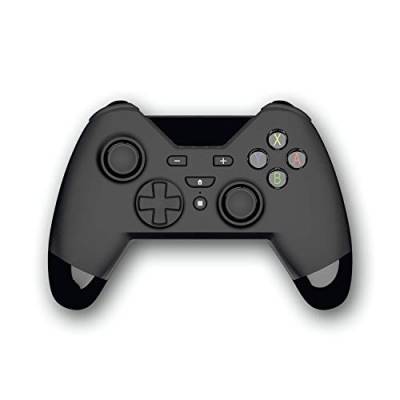 Gioteck WX4 - Kabelloser Bluetooth-Controller für Nintendo Switch - Kompakter Controller für Switch/Switch Lite/PC - Vibration - 12 Stunden Akkulaufzeit mit LED-Batteriestand - Farbe Schwarz von Gioteck