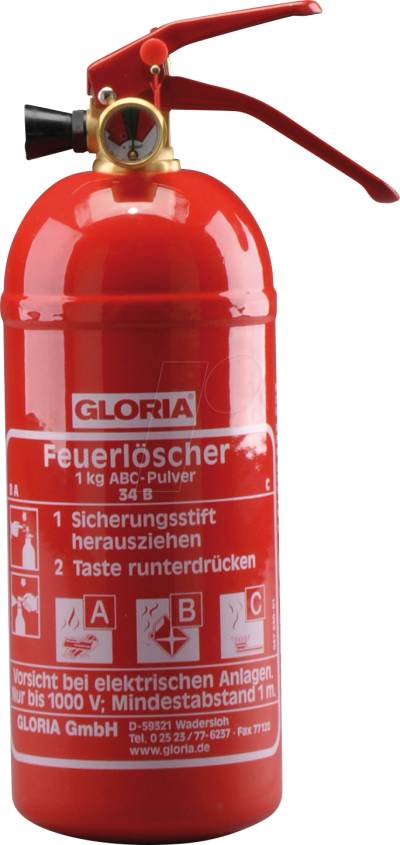 GLORIA PDE1GA - Feuerlöscher von Gloria