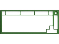 Glorious GMMK Pro Top Frame Ersatzabdeckung für Pro Tastatur, grün von Glorious PC Gaming Race