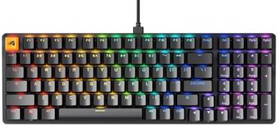 Glorious Gaming GMMK 2 Full Size (96%) – Mechanisches Gaming-Keyboard, Aluminiumrahmen, anpassbar, Doubleshot-Kappen, Fox Schalter, tastenweise RGB, Amerikanisch QWERTY Layout - Schwarz von Glorious
