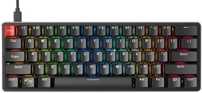 Glorious Gaming GMMK Compact (60%) – Mechanisches Gaming-Keyboard, Gateron Brown Schalter (taktil), Doubleshot-Kappen, tastenweise RGB, anpassbar, 60%-Keyboard, Amerikanisch QWERTY Layout - Schwarz von Glorious
