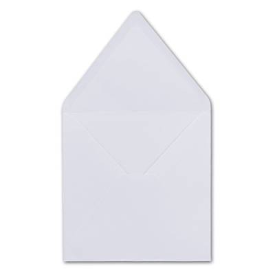 50 Quadratische Briefumschläge Hochweiss 15,5 x 15,5 cm 100 g/m² Nassklebung Post-Umschläge ohne Fenster ideal für Weihnachten Grußkarten Einladungen von Ihrem Glüxx-Agent von Glüxx-Agent