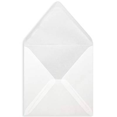 500 Quadratische Briefumschläge Transparent 15,5 x 15,5 cm 90 g/m² Nassklebung Post-Umschläge ohne Fenster ideal für Weihnachten Grußkarten Einladungen von Ihrem Glüxx-Agent von Glüxx-Agent
