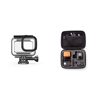 GoPro Schutzgehäuse für HERO8 Black (Offizielles GoPro Zubehör) & Amazon Basics Tragetasche für GoPro Actionkameras, Gr. S von GoPro