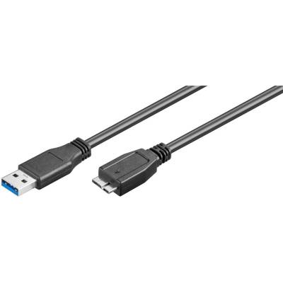 USB 3.2 Gen 1 Kabel, USB-A Stecker > Micro-USB Stecker (Typ B) von Goobay