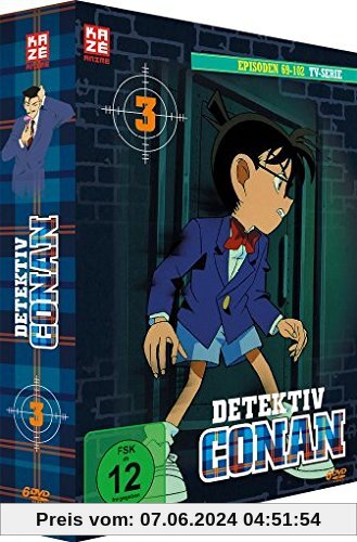 Detektiv Conan - Box 3  (Episoden 69-102) [6 DVDs] von Gosho Aoyama