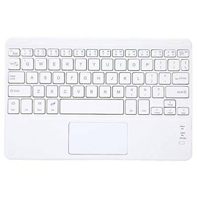 Bluetooth-Tastatur mit Touchpad, tragbarer 9-Zoll-Bluetooth-Touchpad-Tastatur, ultraschlanke Bluetooth-Tastatur, Akku mit großer Kapazität für das Büro von Goshyda