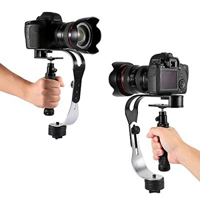 Voll Ausgestatteter Stabilisator,PRO Handheld Steadycam Videostabilisator mit Rutschfester Montagefläche,für Digitalkamera Camcorder DV DSLR SLR von Goshyda