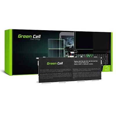 Green Cell (3.8V 23Wh 6000mAh) EB-BT530FBC EB-BT530FBE EB-BT530FBU Akku für Samsung Galaxy Tab 4 10.1 SM-T530 SM-T531 SM-T533 SM-T535 SM-T537 SM-T537A SM-T537R4 Tablet von Green Cell