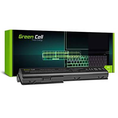 Green Cell Extended Serie HSTNN-DB75 HSTNN-IB75 Laptop Akku für HP Pavilion DV8 DV7 DV7T DV7Z DV7-1000 DV7-2000 DV7-3000 und HP HDX18 (12 Zellen 6600mAh 14.8V Schwarz) von Green Cell
