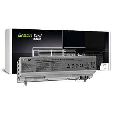 Green Cell Pro Serie PT434 W1193 4M529 Laptop Akku für Dell Latitude E6400 E6410 E6500 E6510 (Original Samsung SDI Zellen, 6 Zellen, 5200mAh, Silber) von Green Cell