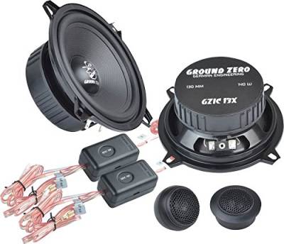 Ground Zero Iridium GZIC 13X Auto Lautsprecher Kompo-System 280 Watt für BMW 3er E36 01/91-04/98 Einbauort vorne :Fußraum vorne/hinten : - von Ground Zero