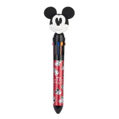 Grupo Erik Kugelschreiber 10 Farben Disney Mickey Mouse - Disney Fanartikel 10-in-1 Multicolor - Mehrfarbiger Stift von Grupo Erik