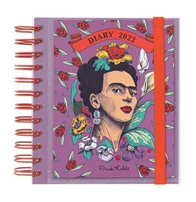 Grupo Erik Terminkalender 2022 - Frida Kahlo Taschenkalender 2022 klein - Ringbuch A5 Kalender 2022 von Grupo Erik