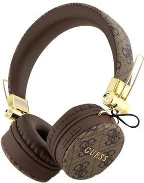 GUESS PU Leather 4G Metal Logo BT5.3 Stereo Headphones Brown, GUBH704GEMK (GUBH704GEMW) von Guess