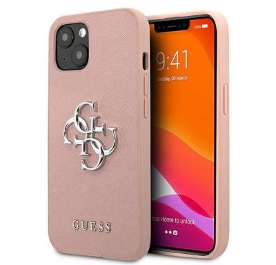 Guess Handyhülle Guess GUHCP13SSA4GSPI iPhone 13 mini 5,4 pink / pi von Guess