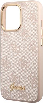 Guess PC/TPU 4G Metal Camera Outline Case für Apple iPhone 14 Pro Max - pink (GUHCP14XHG4SHP) von Guess
