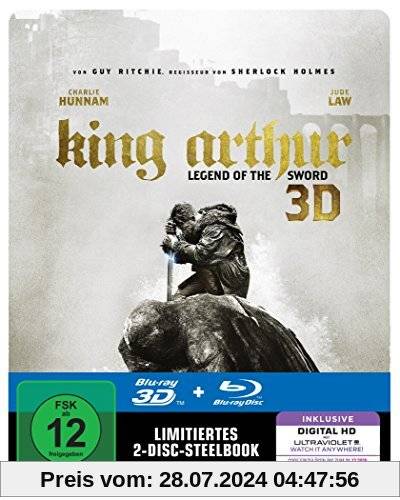 King Arthur: Legend Of The Sword Steelbook (exklusiv bei Amazon.de) [3D Blu-ray] [Limited Edition] von Guy Ritchie