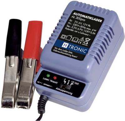 H-Tronic Bleiakku-Ladegerät AL 300 PRO 2 V, 6 V, 12V Ladestrom (max.) 0.3A von H-Tronic