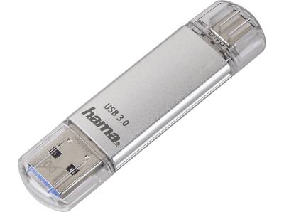 HAMA C-Laeta USB-Stick, 16 GB, 40 MB/s, Silber von HAMA