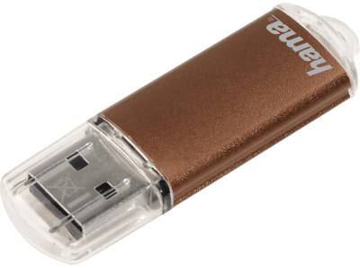 HAMA Laeta USB-Stick, 32 GB, 10 MB/s, Braun von HAMA