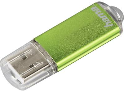 HAMA Laeta USB-Stick, 64 GB, 15 MB/s, Grün von HAMA