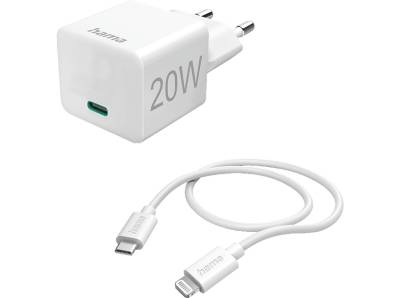 HAMA PD Lightning Ladegerät Apple, 5-12 Volt 20 Watt, Weiß von HAMA
