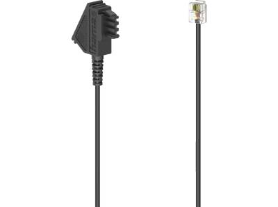 HAMA TAE-F-Stecker auf Modular-Stecker 6p4c, Telefonkabel, 10 m von HAMA