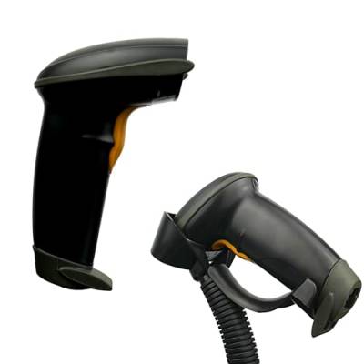 Barcode-Scanner 1D Code, automatisches Codeleser mit einem Ständer, Schwarzer USB Laser Windows-PC Laptop, schnelles und präzises Scannen, HD42A HDWR von HDWR