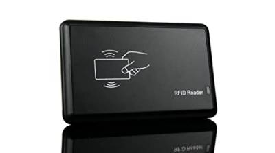 RFID Lesegerät, kontaktloser Kartenleser und Kartenlesegerät, Card Reader mit USB, beste Schlüsselkarte für Chipkarten, Zugangskontrolle, Tag, Reader, Chip, ID, Kompakt, HD-RD20X HDWR von HDWR