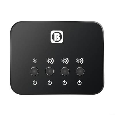 HEIBTENY Kabelloser Bluetooth-Audio-Transmitter, Bluetooth-Adapter, Audio-Sharer, kabellose Bluetooth-Verbindung, BW-107 Bluetooth-Sender für Handy/Tablet/TV/Laptop von HEIBTENY