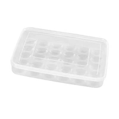 HOMSFOU 30 Eierablage Für Kühlschrank Kühlschrank-ei Regalhalterungen Bandejas Para Comida Stapelbare Eierbehälter Kühlschrank Aufbewahrungsbehälter Eierhalter Weiß Lebensmittel Tablett von HOMSFOU