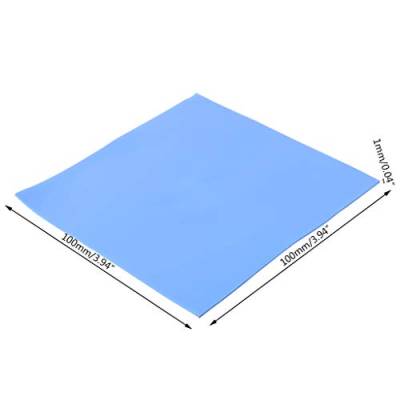 HOOLRZI CPU Thermopad 100 X 100 Mm CPU Chip Kühlkörper Wärmeleitendes Silikon Pad Für Laptop Kühlkörper/CPU/GPU/SSD Computer Kühlkörper Montagestift CPU Kühlsystem Kühler Speicher Wärmeableitung von HOOLRZI