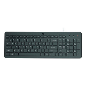 HP 150 Tastatur kabelgebunden schwarz von HP