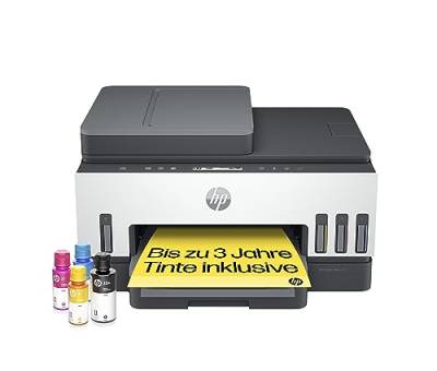 HP Smart Tank 7305 3-in-1 Multifunktionsdrucker (WLAN; Duplex; ADF) – 3 Jahre Tinte inklusive, 3 Jahre Garantie, großer Tintentank, hohe Reichweite, kostengünstiges Drucken in hoher Qualität von HP